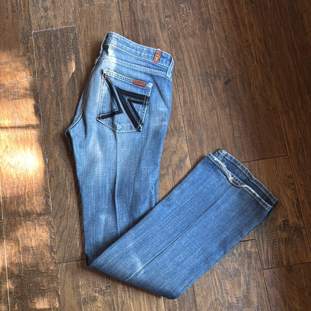 7 For All Mankind Classic Blue Denim Jeans